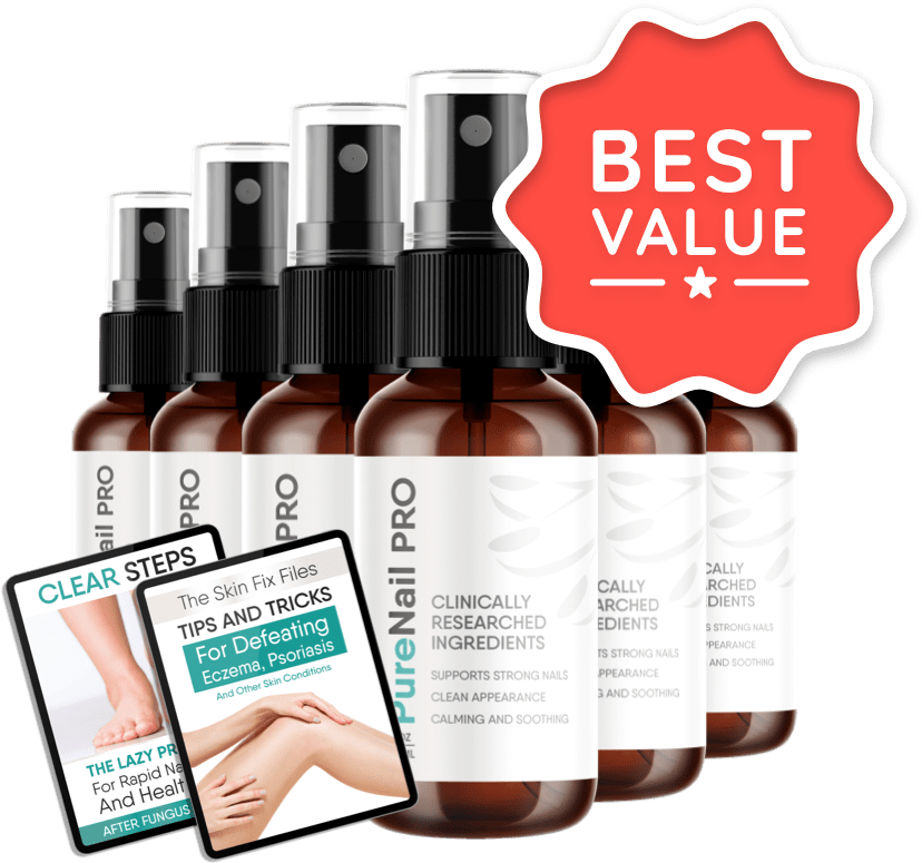 PureNail Pro® 6 bottle pack — a full daily nail & skin care supply